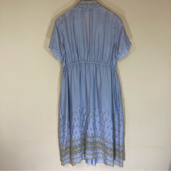 Johnny Was Embroidered Silk Dress - Picture 6 of 13